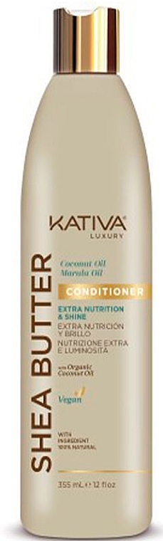 Кондиционер для волос - Kativa Shea Butter Coconut & Marula Oil Conditioner — фото N1