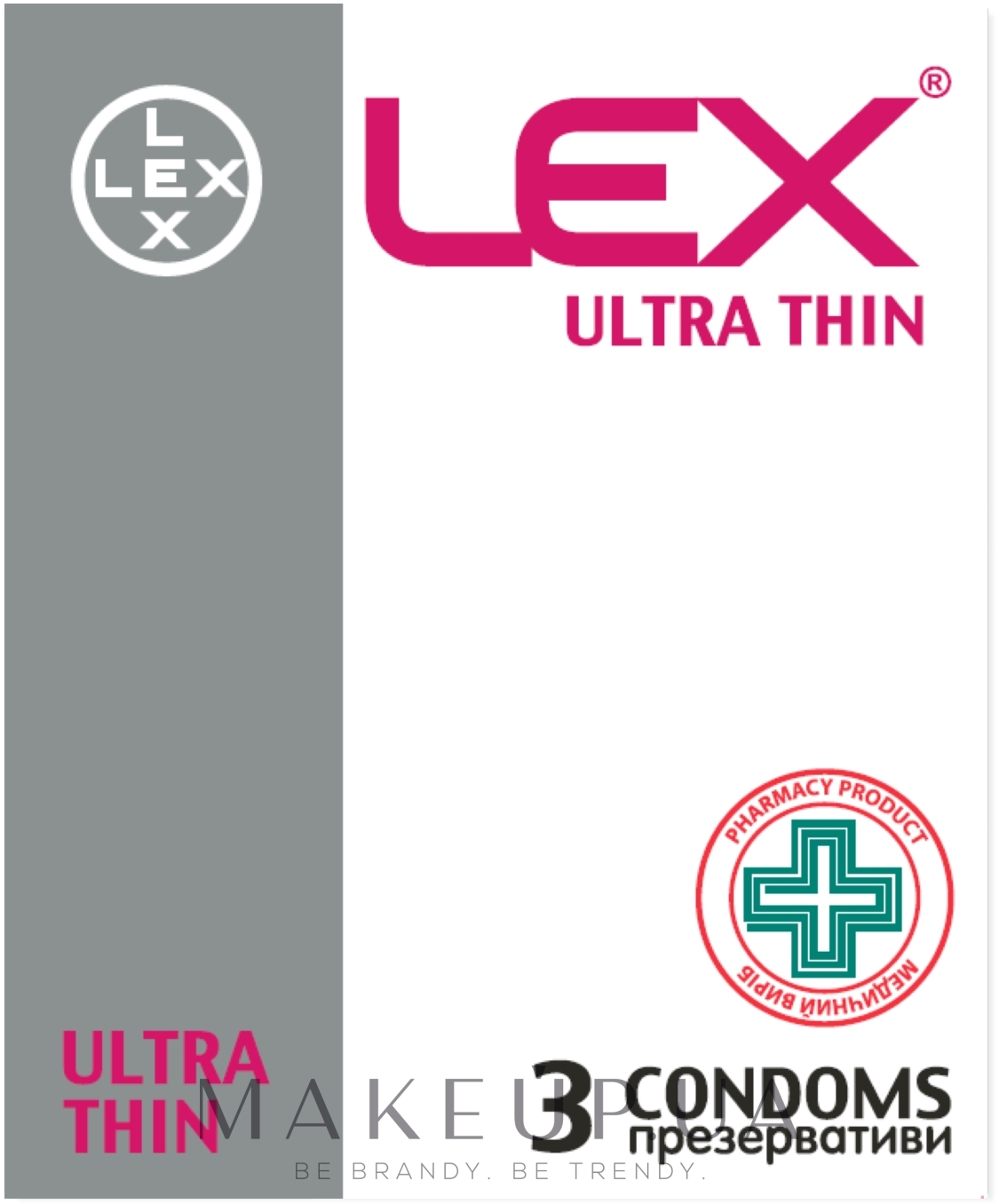Презервативи "Ultra Thin" - Lex — фото 3шт