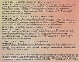 Набор - Scottish Fine Soaps Calluna Botanicals Luxurious Gift Set (h/cr/75ml + b/essence/100ml + b/cr/75ml + soap/40g) — фото N4