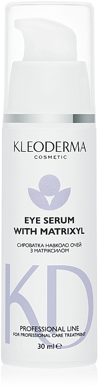 Сыворотка для кожи вокруг глаз с Матриксилом - KleoDerma Matrixyl Eye Serum — фото N1