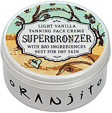 Парфумерія, косметика Крем для обличчя для засмаги в солярії - Oranjito Superbronzer Light Vanilla