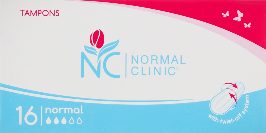 Тампоны Normal, 3 капли, 16шт - Normal Clinic