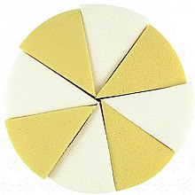 Парфумерія, косметика Спонж для макіяжу "Трикутники", SP-221, 8 в 1 - Silver Style