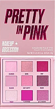 Духи, Парфюмерия, косметика Палетка теней для век - Makeup Obsession Pretty In Pink Shadow Palette 
