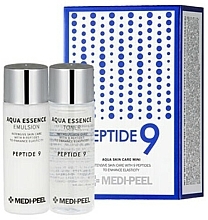 Набор - MEDIPEEL Peptide 9 Aqua Skin Care Mini (toner/30ml + emulsion/30ml) — фото N1