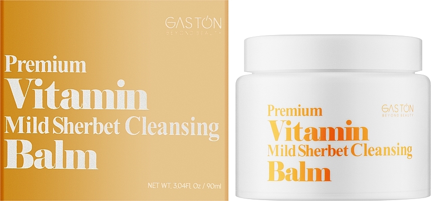 УЦЕНКА Гидрофильный бальзам - Gaston Premium Vitamin Mild Sherbet Cleansing Balm * — фото N2