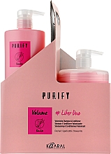 Парфумерія, косметика Набір - Kaaral Purify Volume (shm/1000ml + cond/1000ml)