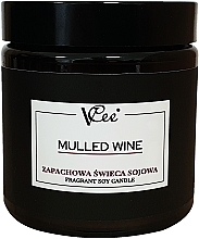 Парфумерія, косметика Соєва свічка з ароматом глінтвейну - Vcee Mulled Wine Fragrant Soy Candle