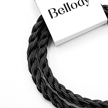 Резинка для волосся, сlassic black, 4 шт. - Bellody Original Hair Ties — фото N3