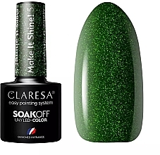 Набор гель-лаков для ногтей №22 - Claresa SoakOff UV/LED Color Red/Make It Shine! (gel/polish/2x5g) — фото N2