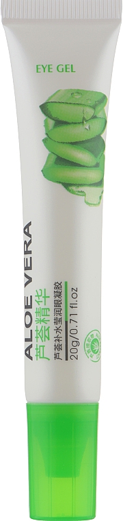 Гель для шкіри навколо очей з алое вера - Bioaqua Aloe Vera 92% Eye Gel — фото N1