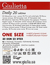 Носки "Daily 20 Calzino" для женщин, visone - Giulietta — фото N2