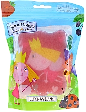 Парфумерія, косметика Мочалка банна дитяча "Бен і Холлі", Холлі, рожева - Suavipiel Ben & Holly Bath Sponge