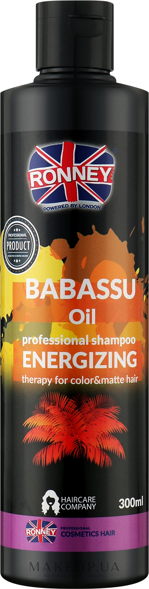 Шампунь для фарбованого волосся з олією бабасу - Ronney Babassu Oil Energizing Shampoo — фото 300ml