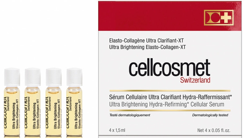 Клеточная корректирующая сыворотка с эласто-коллагеном "Ультраяркий тон" - Cellcosmet Elasto-Collagen Ultra Brightening-XT — фото N1