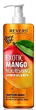 Парфумерія, косметика Живильний гель для душу та ванни "Манго" - Revers Exotic Mango Nourishing Shower & Bath Gel