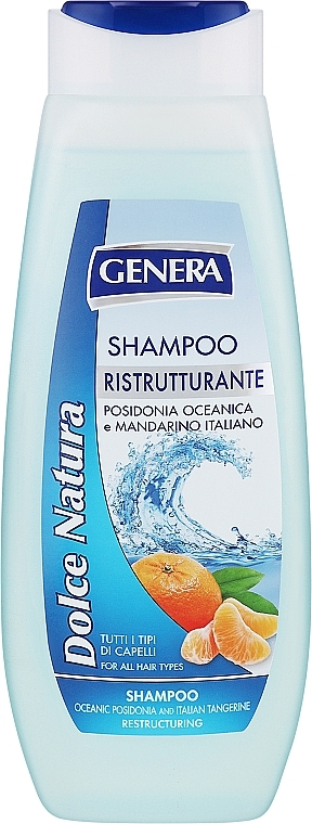 Шампунь для волосся "Водорості та італійський мандарин" - Genera Dolce Natura Shampoo