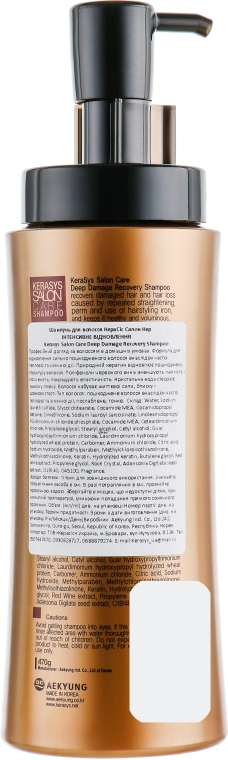 Шампунь для волос "Интенсивное восстановление" - KeraSys Scalp Salon Care Shampoo — фото N2