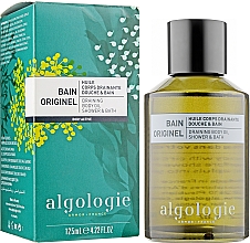 Дренирующее масло для тела - Algologie Draining Body Oil With Shower & Bath — фото N2