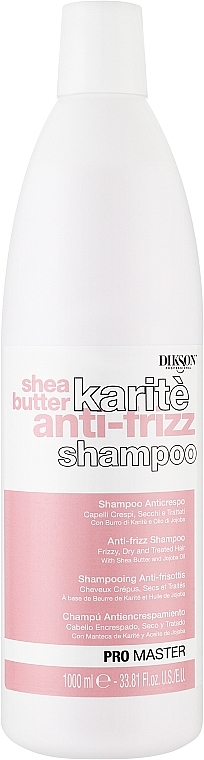 Шампунь для сухого та пошкодженого волосся - Dikson Shea Butter Karite Anti-Frizz Shampoo — фото N1