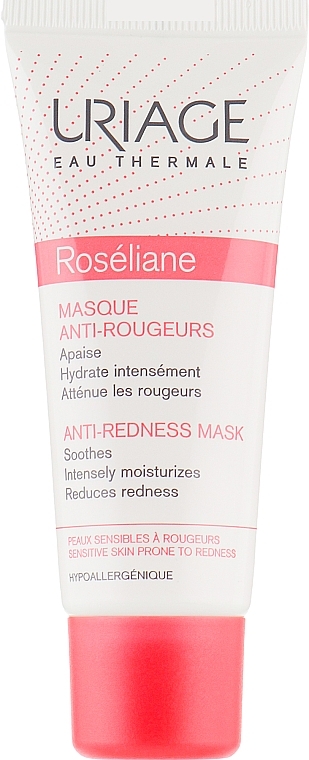 УЦЕНКА Маска для лица против покраснений - Uriage Sensitive Skin Roseliane Mask * — фото N1