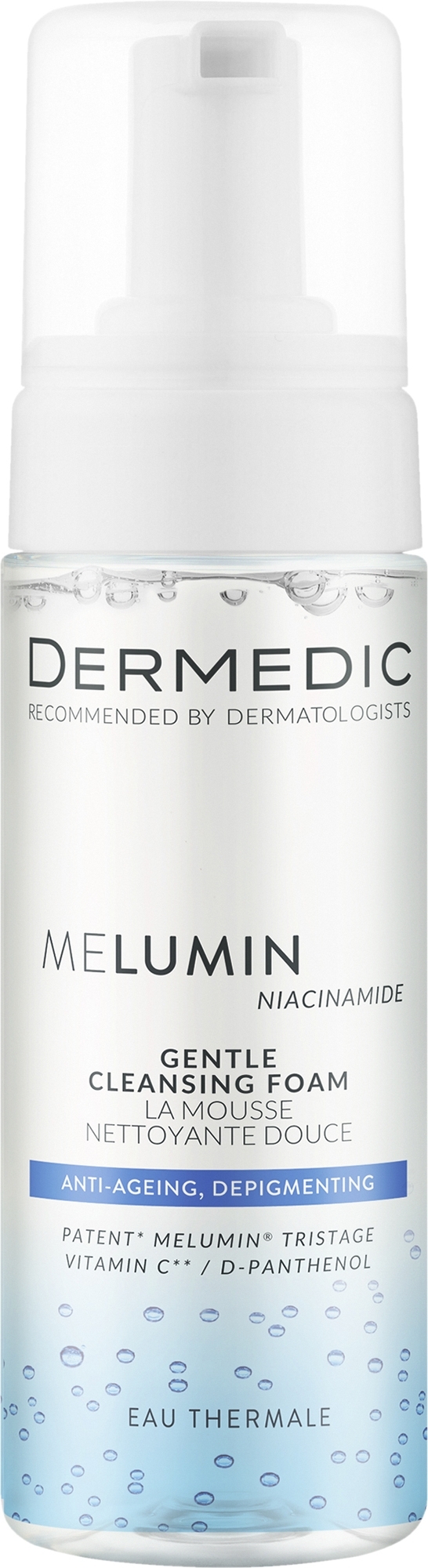 Нежная очищающая пенка - Dermedic Melumin Gentle Cleansing Foam — фото 170ml