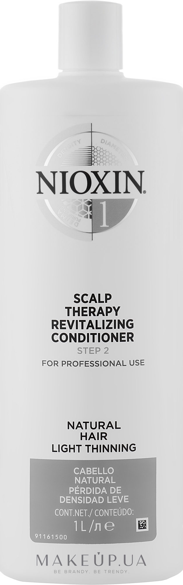 Зволожувальний кондиціонер - Nioxin Thinning Hair System 1 Scalp Revitalizing Conditioner Step 2 — фото 1000ml