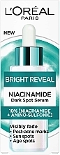 Парфумерія, косметика Сироватка для шкіри обличчя проти пігментних плям із ніацинамідом - LOreal Paris Bright Reveal 10% Niacinamide Dark Spot Serum