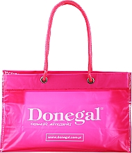 Парфумерія, косметика Косметичка розкладна, 7006, з ручками, рожева - Donegal Cosmetic Bag