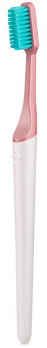 Зубна щітка зі змінним наконечником, м'яка, рожева - TIO Toothbrush Soft — фото N1