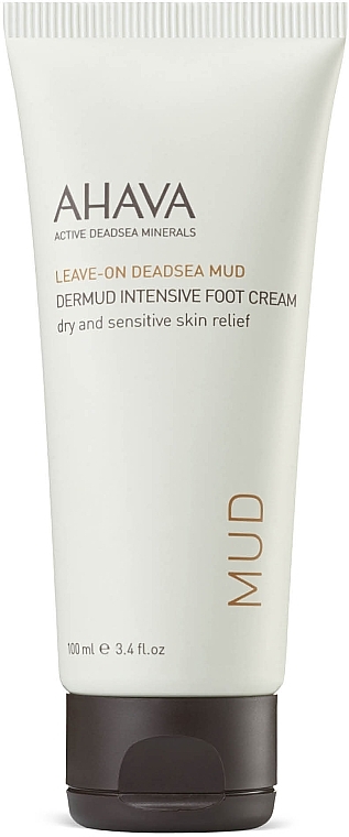 Гель для ніг насичений - Ahava Leave-on Deadsea Mud Foot Cream Dry/Sensitive Skin Relief — фото N3