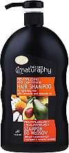 Шампунь для светлых и сухих волос "Ромашка и авокадо", черная бутылка - Naturaphy Hair Shampoo — фото N1