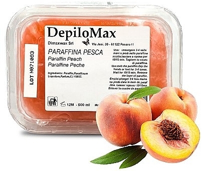 Косметичний парафін "Персик" - DimaxWax DepiloMax Parafin Peach — фото N3