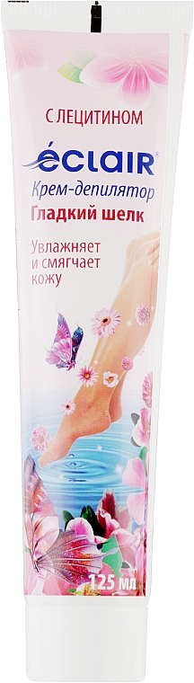 Крем-депілятор "Гладенький шовк" - Eclair Depilatory Cream Silk Smooth — фото N1