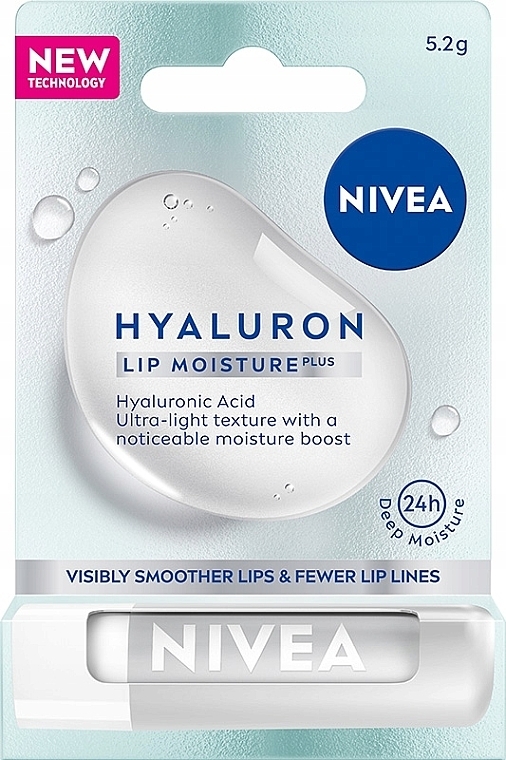 Бальзам для губ - NIVEA Hyaluron Lip Moisture Plus — фото N1