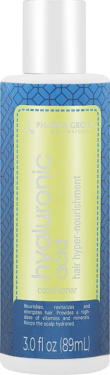 Бальзам для волос "Гиперпитание от корней к кончикам" - Pharma Group Laboratories Hyaluronic Acid + Collagen — фото N8