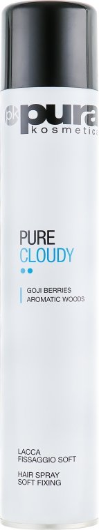 Лак для волос легкой фиксации - Pura Kosmetica Cloudy Hair Spray — фото N1