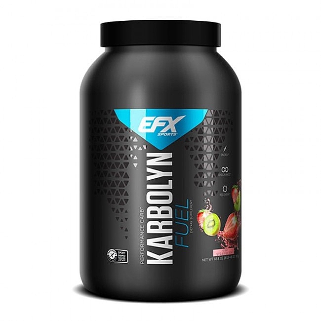 Пищевая добавка «Карболин» с клубникой и киви, в порошке - EFX Sports KarboLyn Fuel Strawberry Kiwi — фото N1