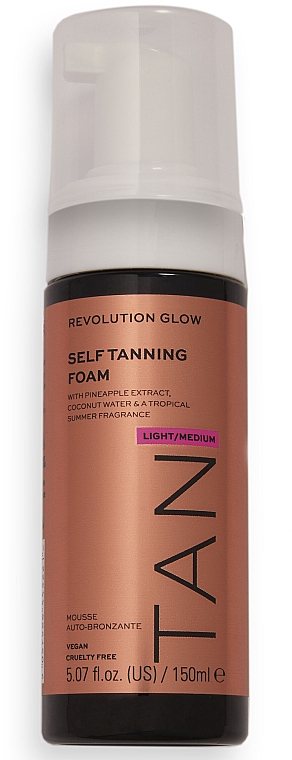 Мус-автозасмага - Makeup Revolution Glow Self Tanning Mousse — фото N1