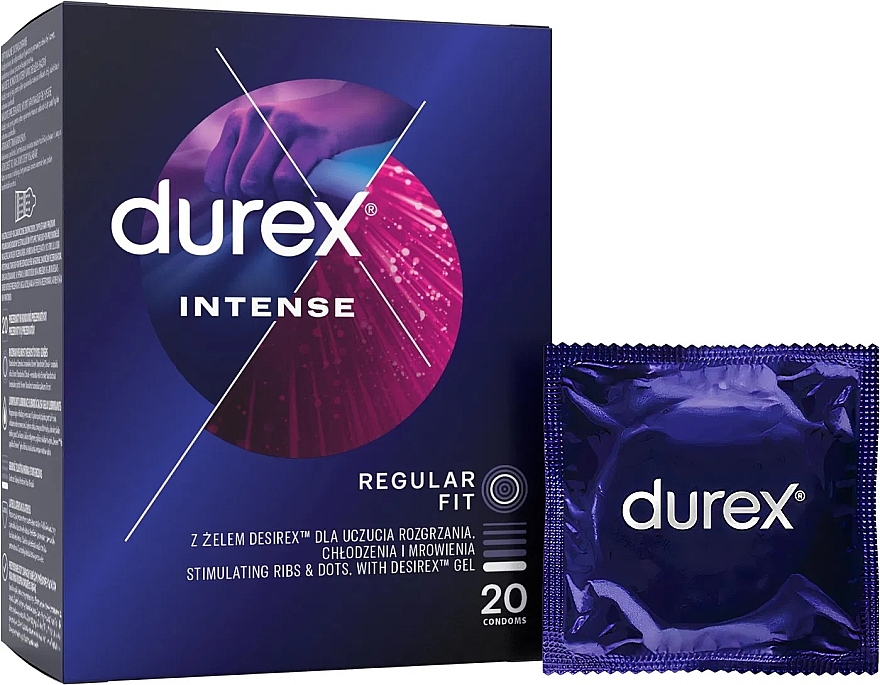 Презервативи, 20 шт. - Durex Intense Condoms — фото N1