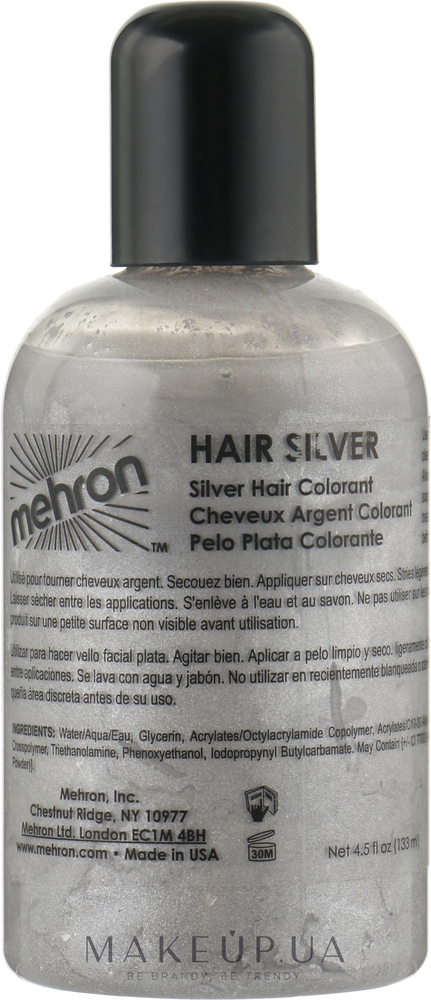 Mehron Makeup Hair White - Краска для волос: купить по лучшей цене в  Украине | Makeup.ua