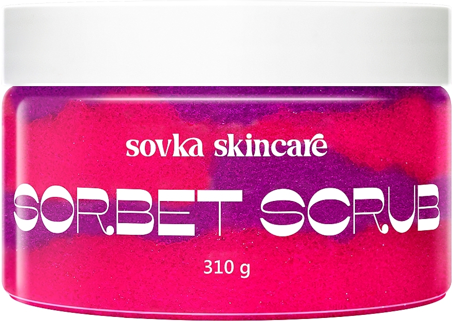 Скраб для тела "Ягодный" - Sovka Skincare Sorbet Scrub Very Berry