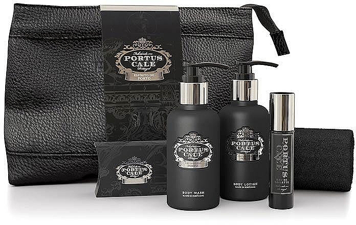 Portus Cale Black Edition Body Care Travel Set - Набор для путешествий, 6 продуктов — фото N4