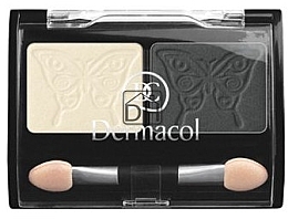 Духи, Парфюмерия, косметика Тени для век - Dermacol Satin Duo Eye Shadows