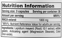 Дієтична добавка "Екстракт маки", 1800 мг - PureGold Maca — фото N2