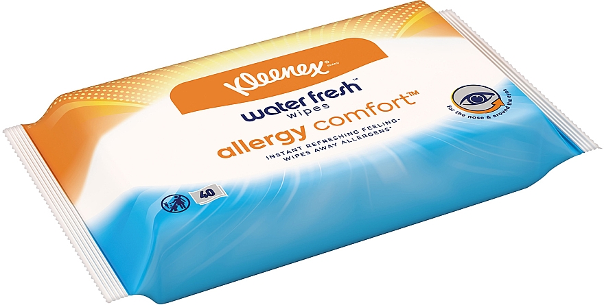 Серветки вологі проти алергенів, 40 шт. - Kleenex Allergy Comfort — фото N3