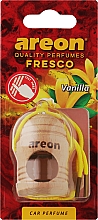 Парфумерія, косметика Ароматизатор для авто "Ваніль" - Areon Fresco Vanilla