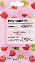 Маска для обличчя з екстрактом малини - Bielenda Eco Sorbet Moisturizing & Soothing Face Mask — фото N1