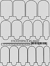 Дизайнерские наклейки для ногтей "Wraps S-00037" - StickersSpace — фото N1