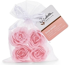 Парфумерія, косметика Мильні троянди в мішечку з органзи "Coral Pink-Roses" - Isabelle Laurier Soap